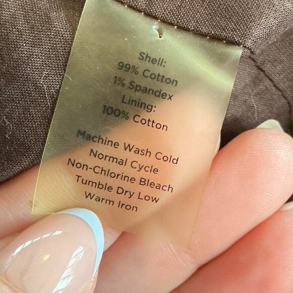 Talbots Green Brown Corduroy Paisley Damask Print Collared Button Blazer Jacket - Picture 5 of 5